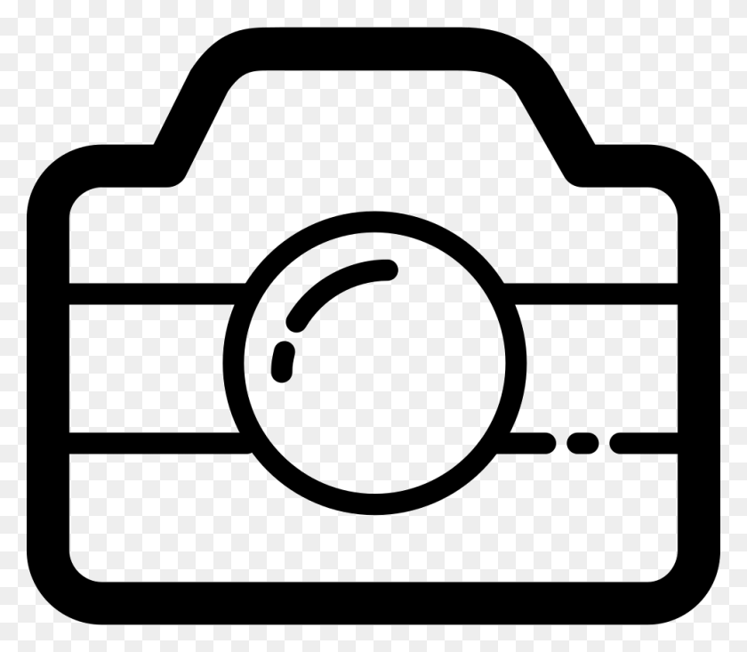 980x846 Cliparts For Free Outline Clipart Camera And Camera Icon Free, Electronics, Symbol, Stencil HD PNG Download