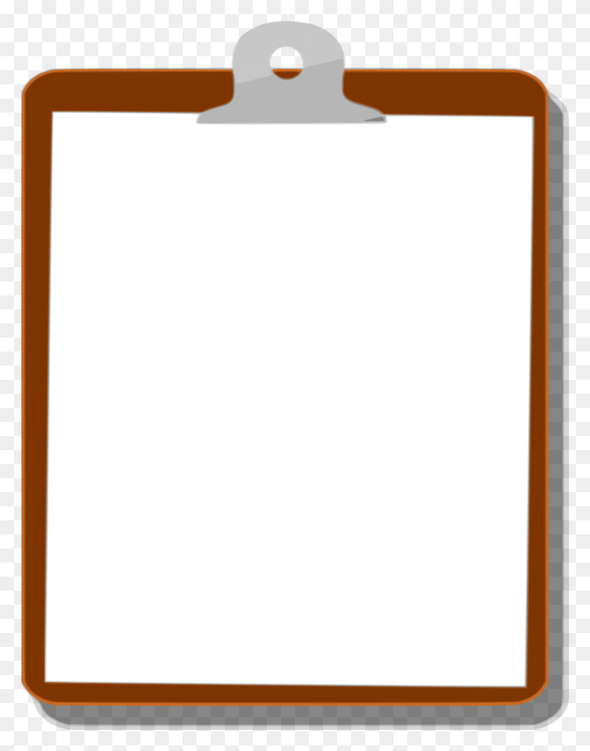 850x1099 Clipboard Clipart, White Board, Rug HD PNG Download