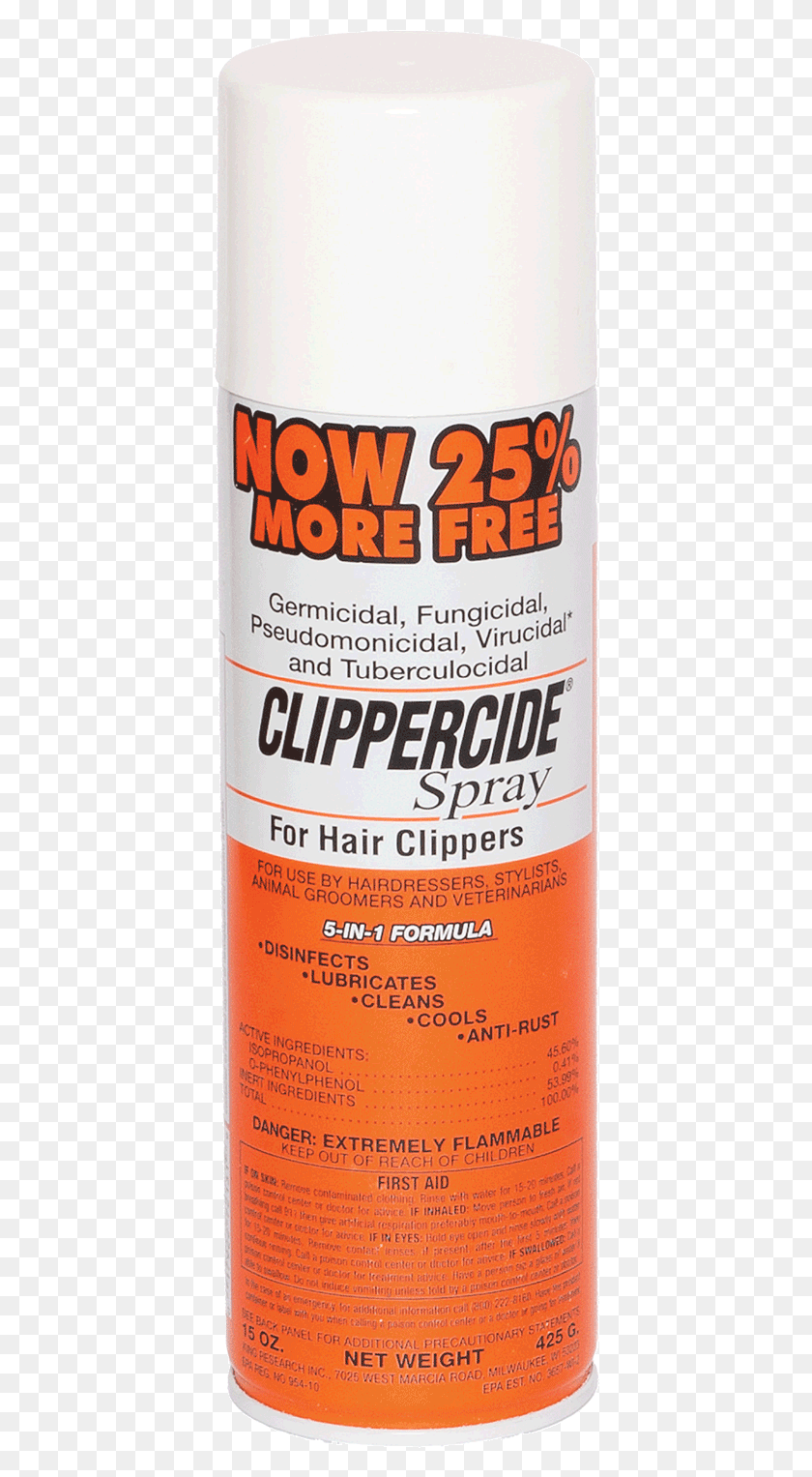 400x1467 Clippercide Spray Clippercide, Tin, Can, Beer HD PNG Download