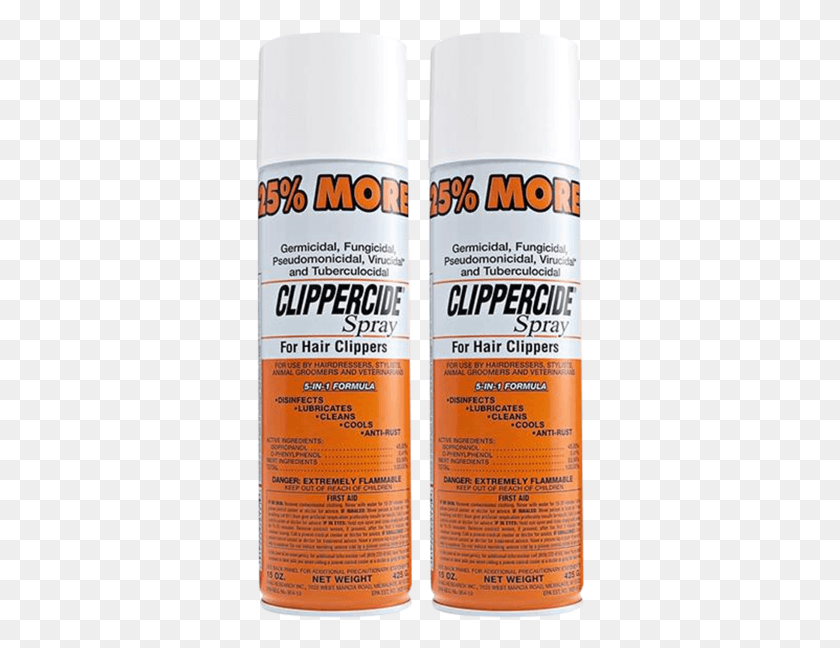 329x588 Clippercide Spray For Hair Clippers 5 In 1 Formula Cylinder, Label, Text, Menu HD PNG Download
