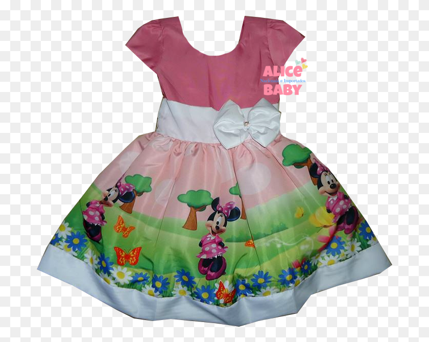 697x609 Clique Vestidos Da Minnie Para 6 Anos, Dress, Clothing, Apparel HD PNG Download