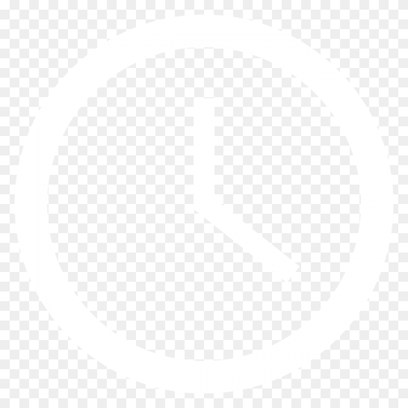 1200x1200 Clock Icon Johns Hopkins Logo White, Number, Symbol, Text Descargar Hd Png