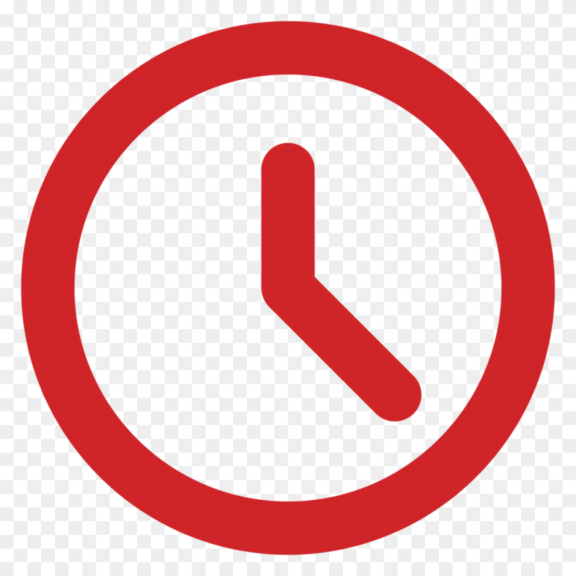 962x962 Clock Iconred De Transito Circulo Rojo, Maroon, Plant, Symbol HD PNG Download