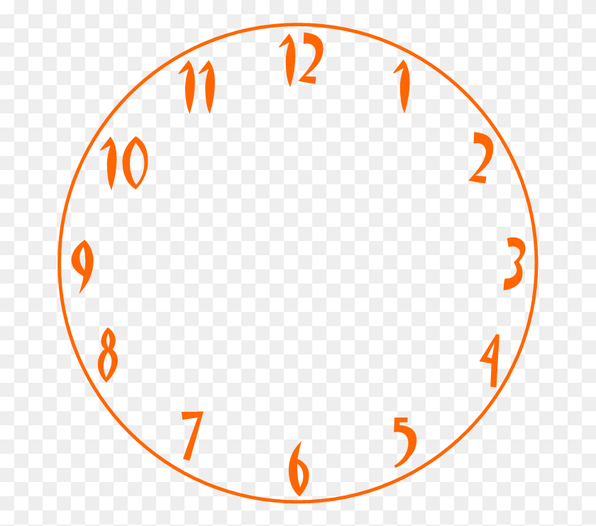 682x682 Descargar Png Reloj De Pared Plantilla De Cara De Reloj Reloj De Cara Imprimible Números Rojos, Reloj Analógico, Reloj De Pared Hd Png