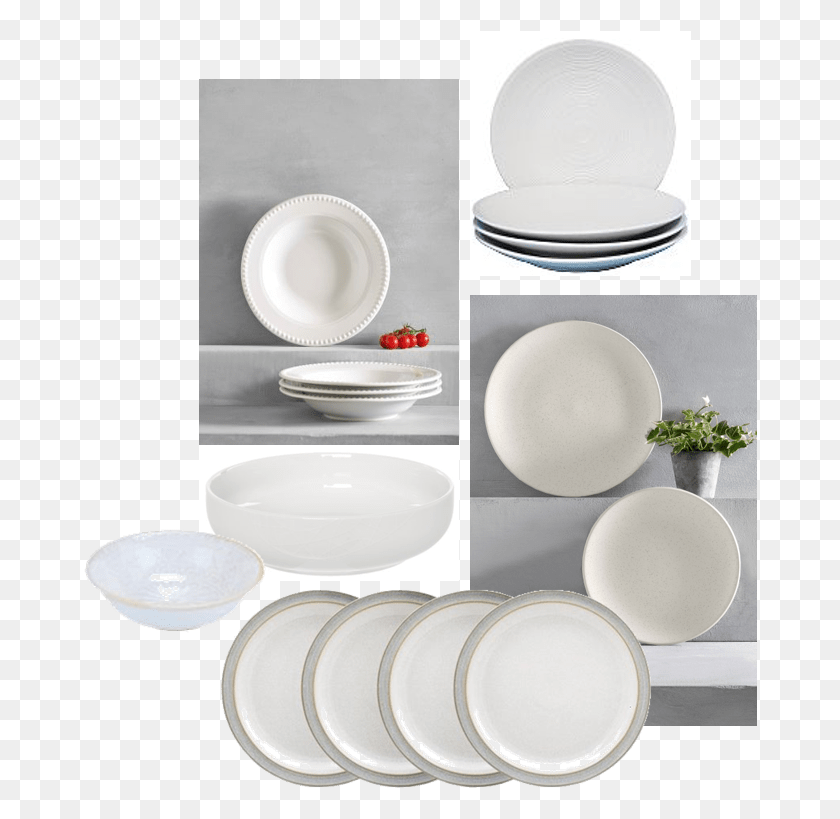 674x759 Clockwise From Top Left Ceramic, Porcelain, Pottery HD PNG Download