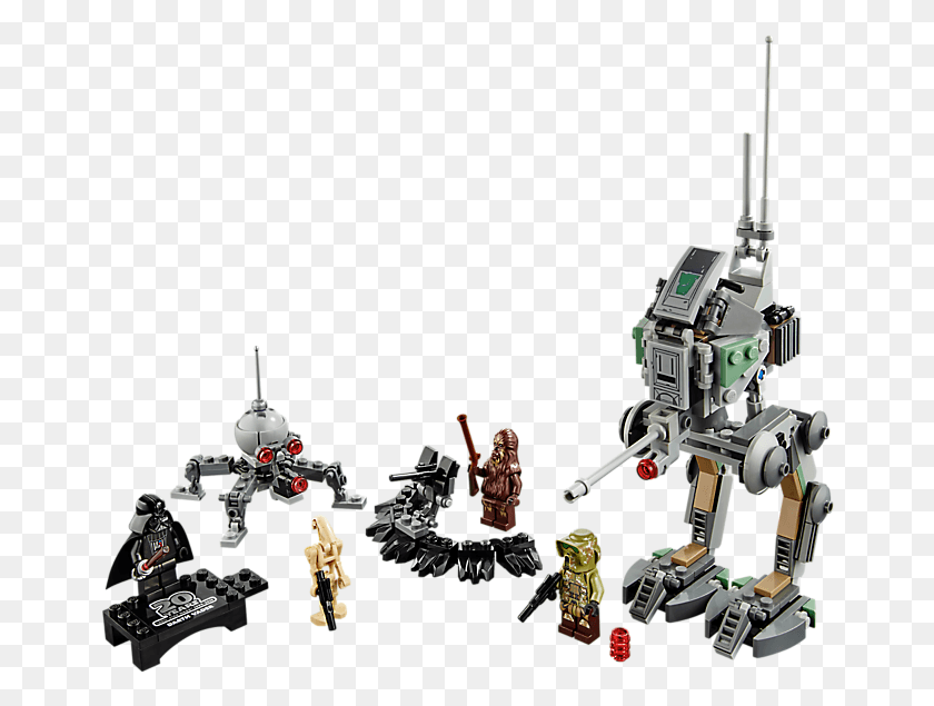660x575 Descargar Png Clone Scout Walker 20Th Anniversary Edition 20Th Anniversary Lego Star Wars, Robot, Juguete Hd Png