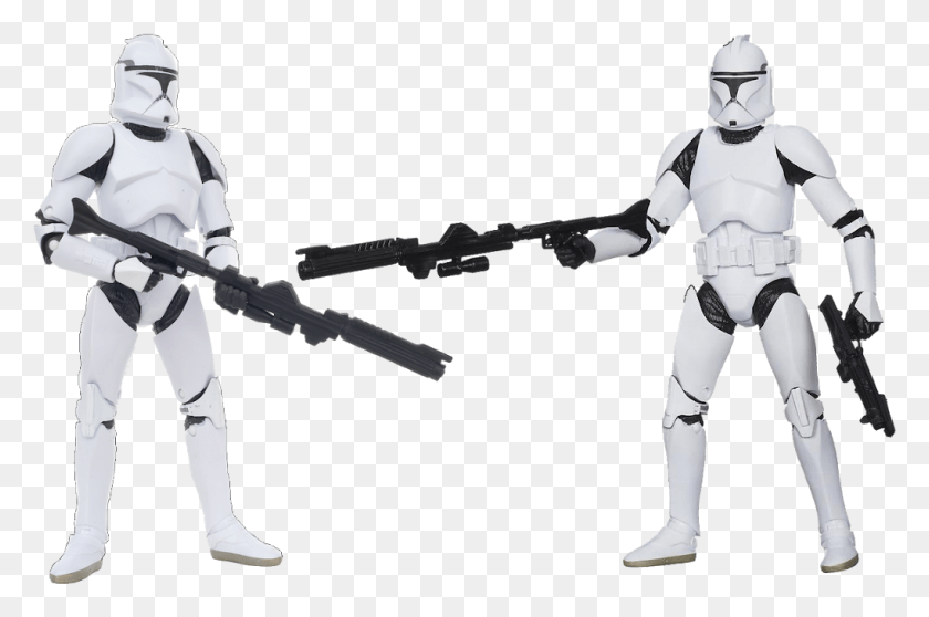 1020x652 Clone Trooper Preview Images Star Wars Clone Trooper Toy Black Series, Person, Human, Duel HD PNG Download