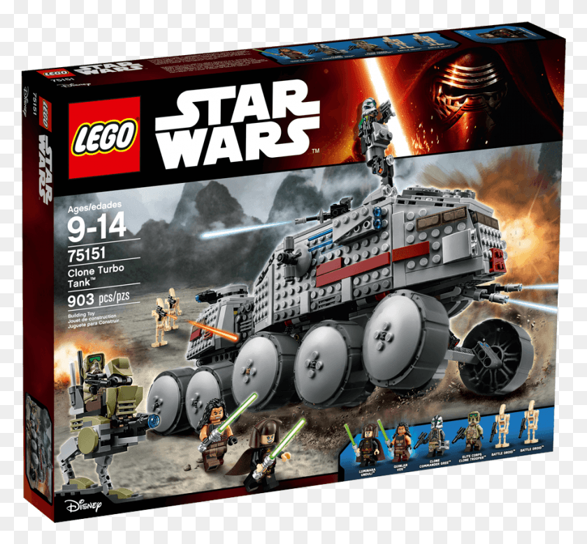 908x837 Clone Turbo Tank Lego Star Wars, Wheel, Machine, Vehicle HD PNG Download