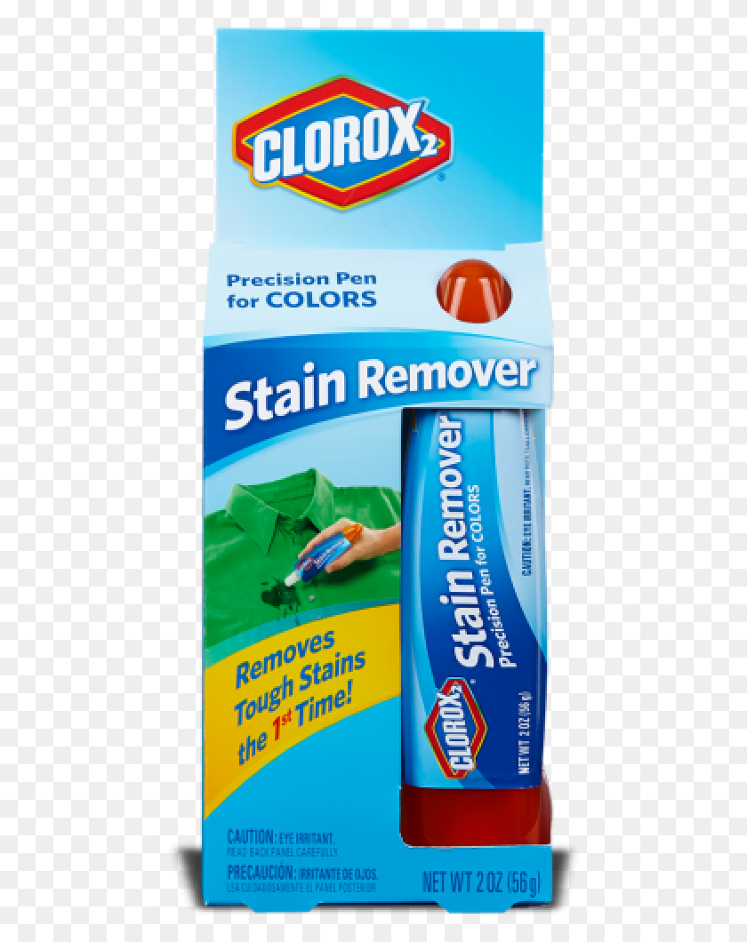 470x1000 Clorox 2 Stain Remover Pen For Colors Clorox, Toothpaste, Flyer, Poster HD PNG Download