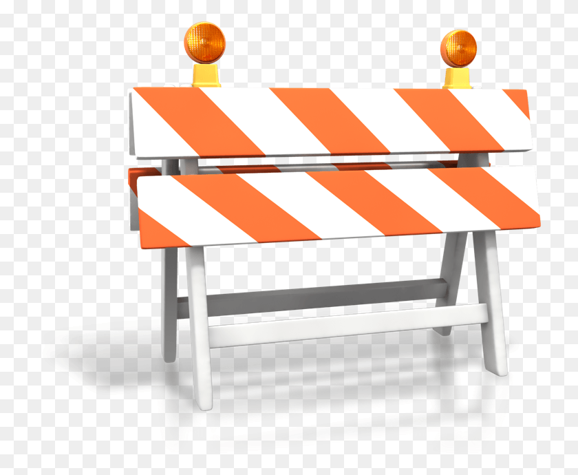 734x630 Close Road Sign, Fence, Barricade HD PNG Download