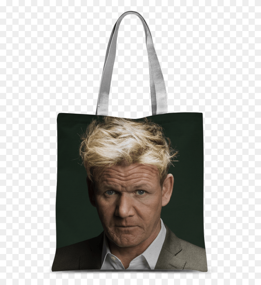 551x860 Close Up Of Gordon Ramsay Classic Sublimation Tote, Person, Human, Bag HD PNG Download