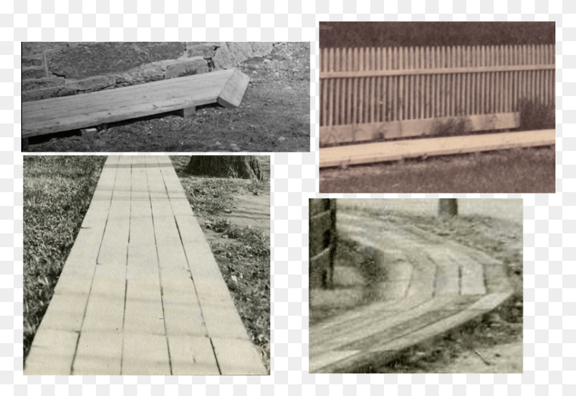 833x553 Close Up Views Of Some Of The Old Plank Sidewalks Of Boardwalk, Collage, Poster, Advertisement HD PNG Download