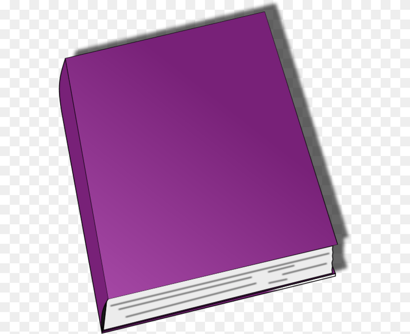 600x685 Closed Book, Publication, Diary, Purple, White Board Sticker PNG