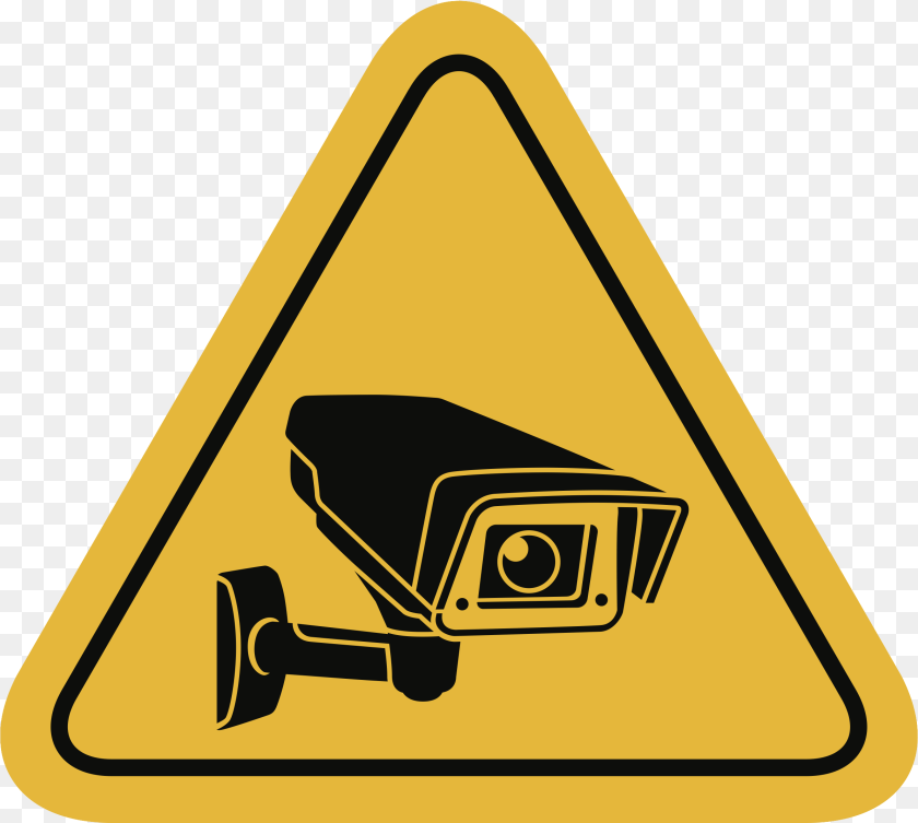 2397x2150 Closed Circuit Television Surveillance Video Cameras Yellow Security Camera Icon, Sign, Symbol, Device, Grass Transparent PNG