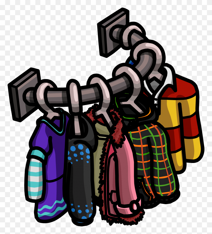 3330x3698 Cloth Cartoon Clothes Shopping Clip Art, Weapon, Weaponry, Hook HD PNG Download