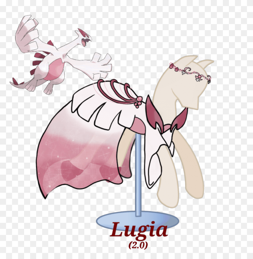 896x919 Clothes Dress Gala Dress Lugia My Little Ho Oh Vs Lugia, Person, Human, Performer HD PNG Download