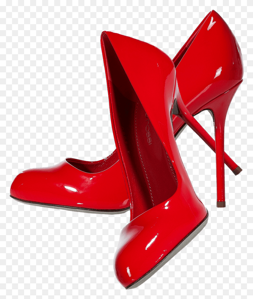 789x943 Clothes Red High Heels, Clothing, Apparel, Footwear HD PNG Download