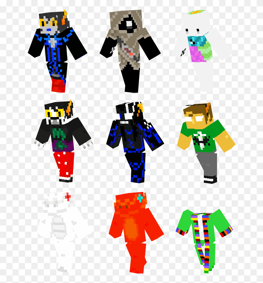 666x844 Clothing Clipart Minecraft 666 844 Transprent Homestuck Minecraft Skins, Robot, Costume, Pants HD PNG Download