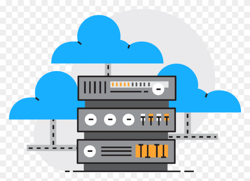 1000x704 Cloud 3 Business Hosting, Electronics, Computer, Hardware HD PNG Download