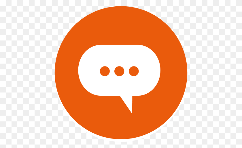 Cloud Chat Round Icon, Logo, Disk PNG