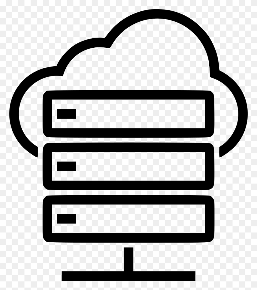 860x980 Cloud Computing Icon, Label, Text, Stencil HD PNG Download