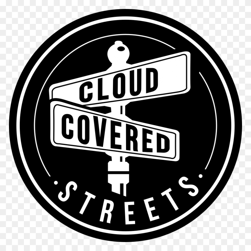 800x800 Cloud Covered Streets Circle, Logo, Symbol, Trademark HD PNG Download
