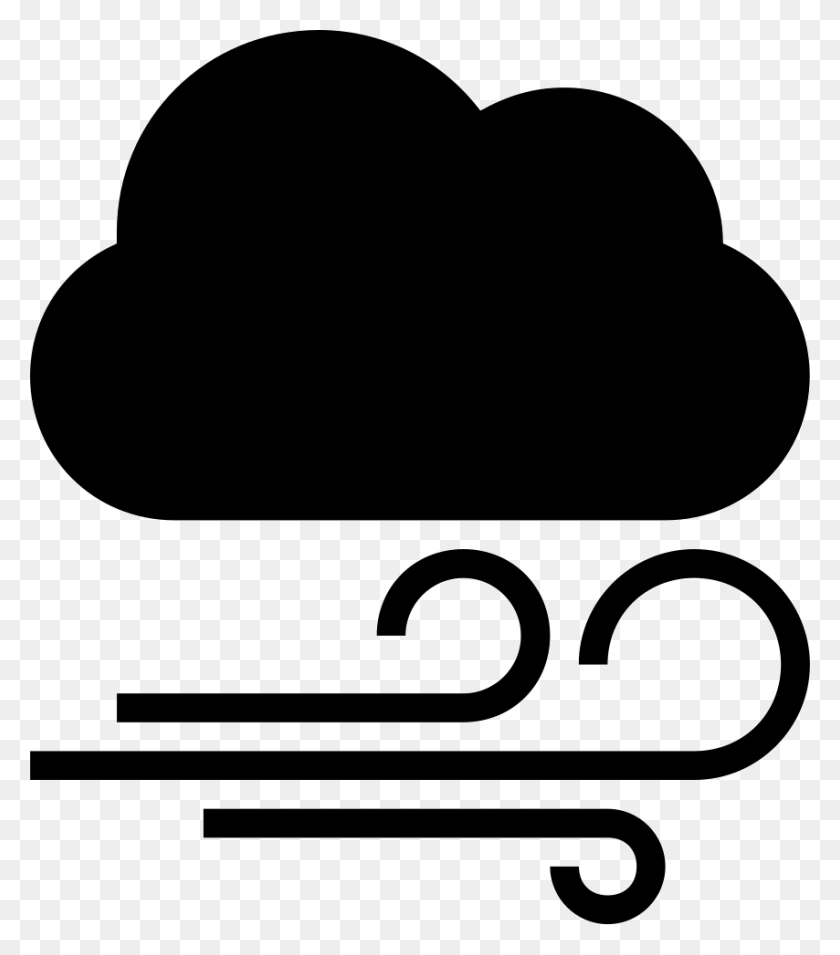 854x981 Cloud Dark Shape And Wind Lines Of Weather Interface Wind Lines, Baseball Cap, Cap HD PNG Download