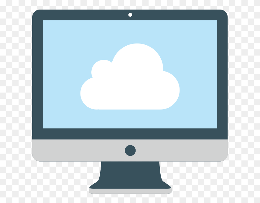 633x598 Cloud Desktops For Business Computer Monitor, Computer, Electronics, Monitor HD PNG Download