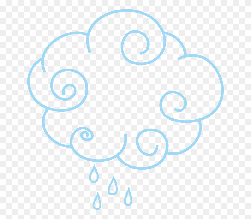 658x674 Cloud Drawing Rain Clouds Transprent Free, Ornament, Pattern, Graphics HD PNG Download