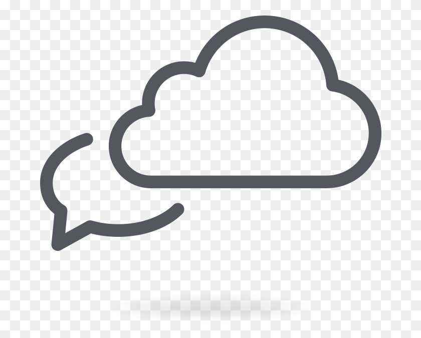 682x615 Cloud Icon Icon, Label, Text, Alphabet HD PNG Download