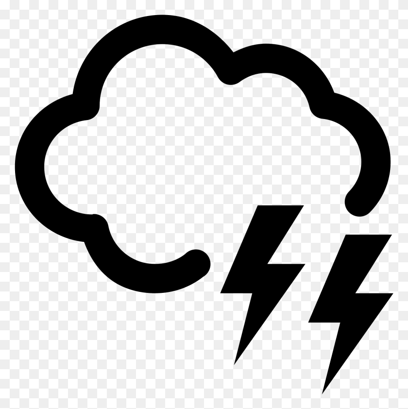1566x1571 Cloud Lightning Icon Cloud Weather Icon, Gray, World Of Warcraft HD PNG Download