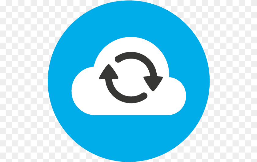 Cloud Platform Backup Baas Disaster Recovery Draas Dot, Recycling Symbol, Symbol, Sign, Disk PNG