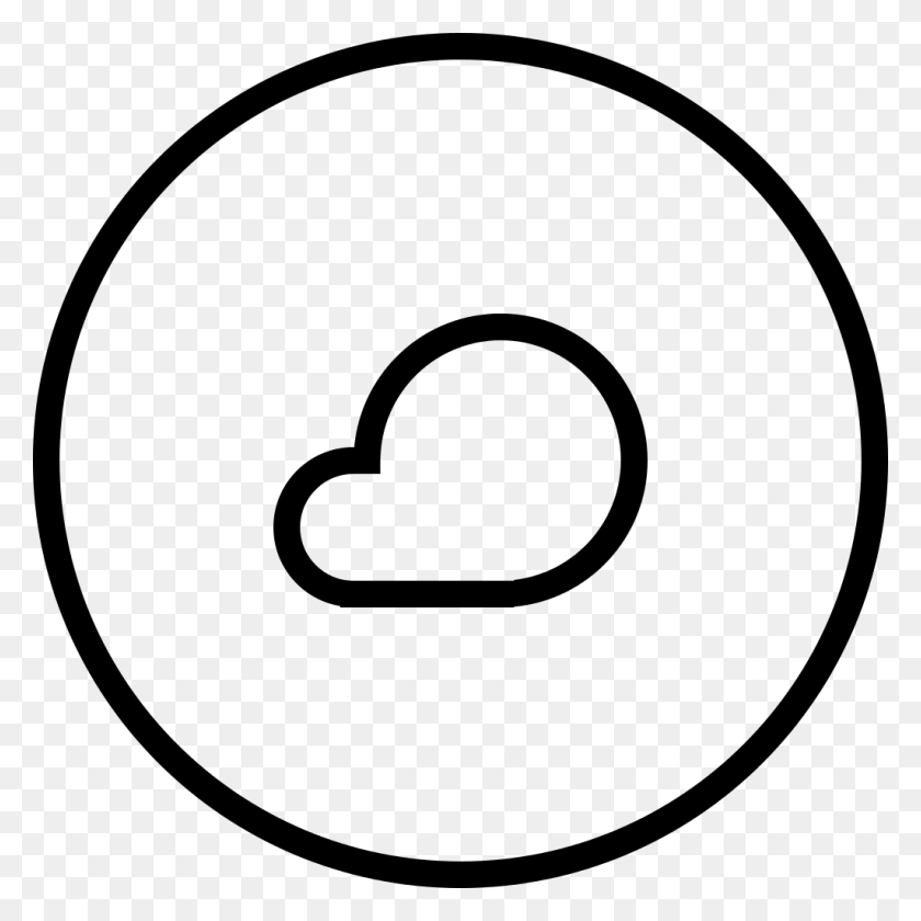 1024x1024 Cloud Shape In Outlined Circular Button Animation, Gray, World Of Warcraft HD PNG Download