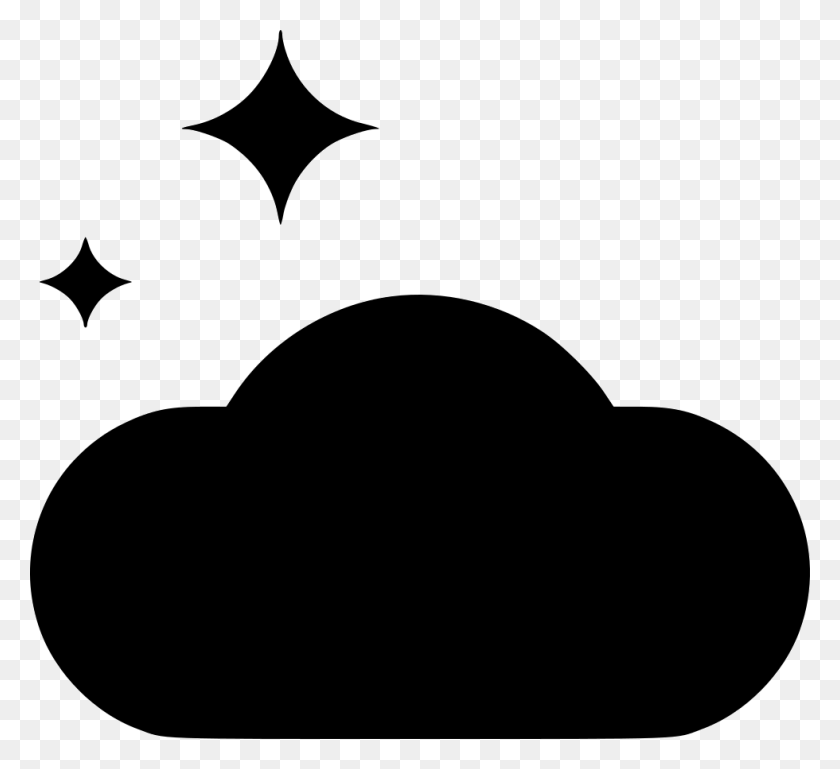 980x892 Cloud Stars Night Comments Heart, Clothing, Apparel HD PNG Download