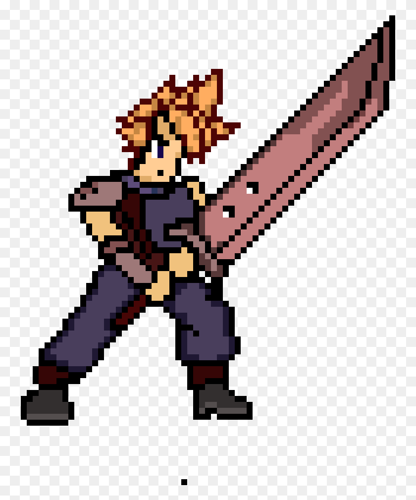757x949 Cloud Strife Cartoon, Costume, Knight, Pirate HD PNG Download