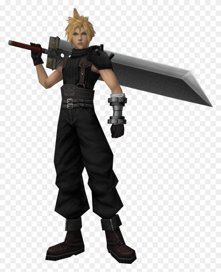 863x1077 Cloud Strife Mmd Model Cloud Strife Mmd Model, Person, Human, Costume HD PNG Download