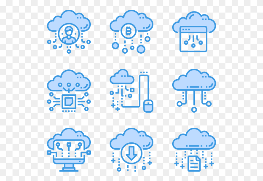 541x517 Cloud Technology, Text, Symbol, Network HD PNG Download