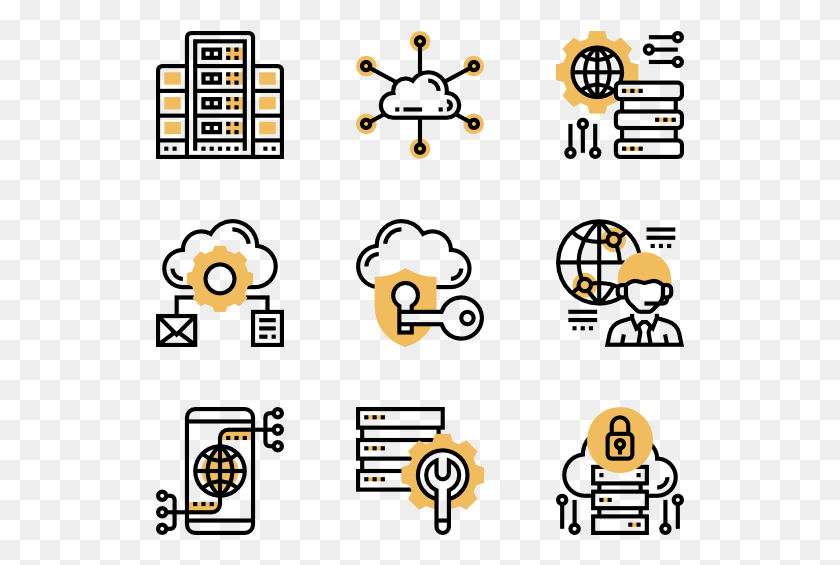 529x505 Cloud Technology Croissant Icon, Number, Symbol, Text HD PNG Download