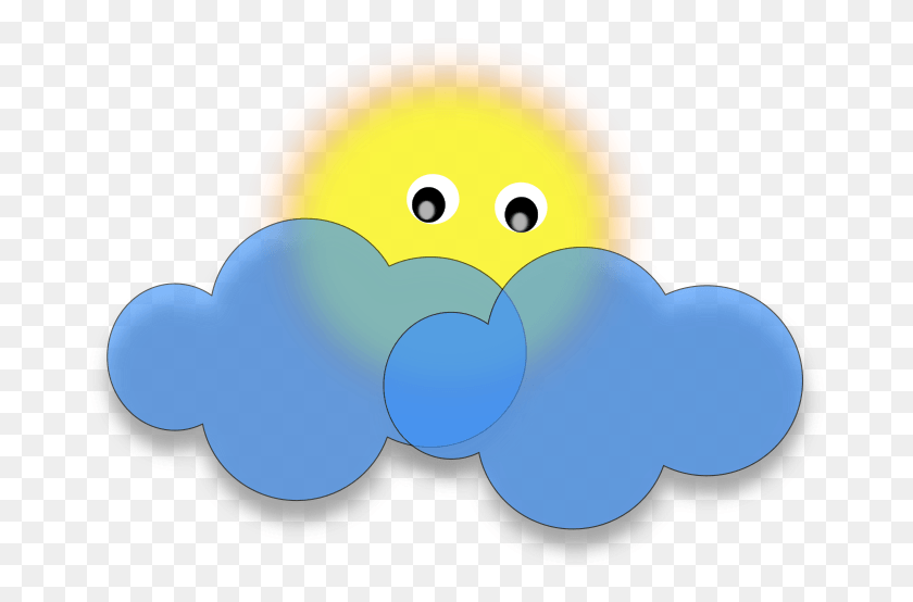 681x494 Cloud Vector Library Stock Sun And Cloud Vector, Sphere, Network, Outer Space HD PNG Download