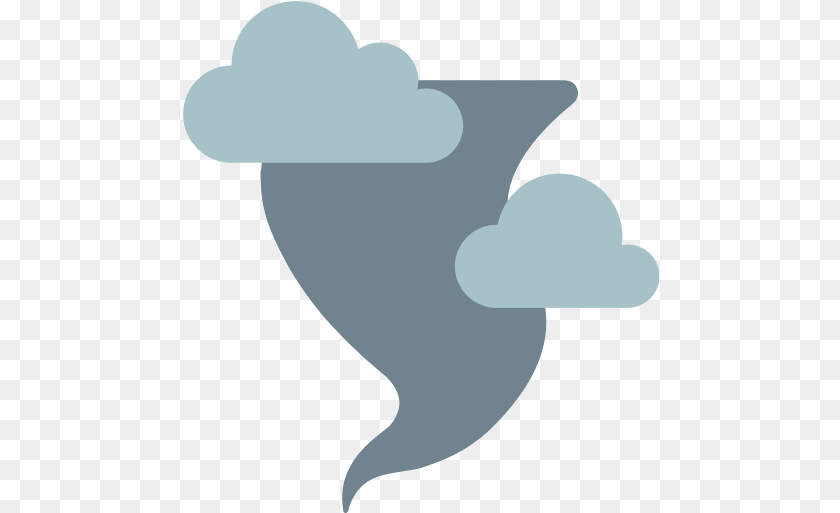 477x513 Cloud With Tornado Emoji For Facebook Email U0026 Sms Id Sturm Emoji, Outdoors Sticker PNG