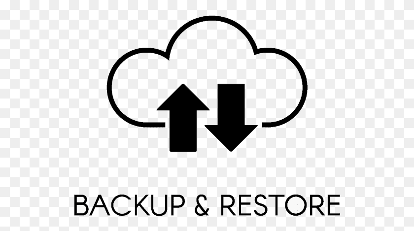 541x409 Cloud With Up And Down Arrow For Backup And Restore Line Art, Text, Number, Symbol HD PNG Download