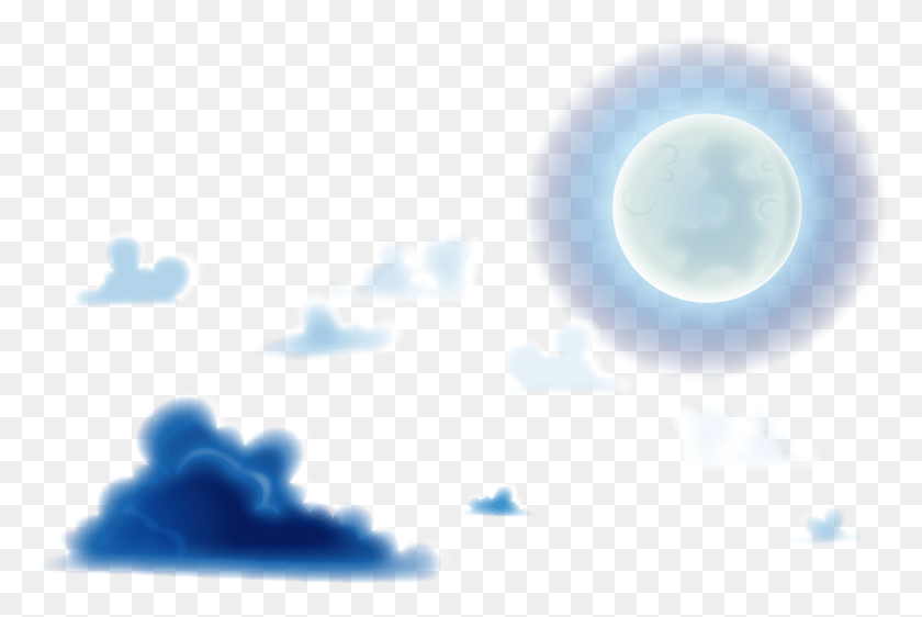 780x502 Clouds And Moon Circle, Nature, Outdoors, Graphics HD PNG Download