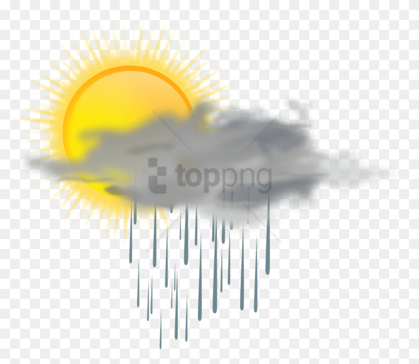 844x727 Clouds And Rain Sun Rain, Animal, Nature, Outdoors HD PNG Download