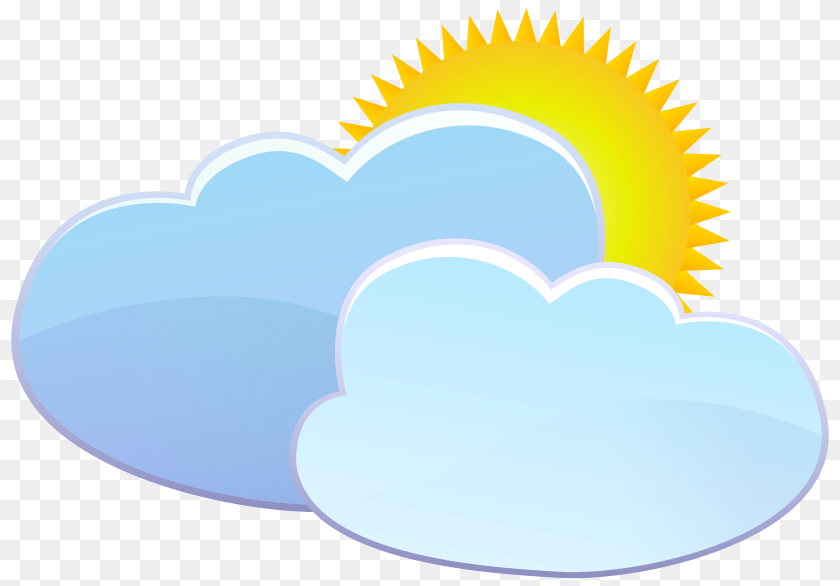 Clouds And Sun Weather Icon Clip Art, Nature, Outdoors, Sky Transparent PNG