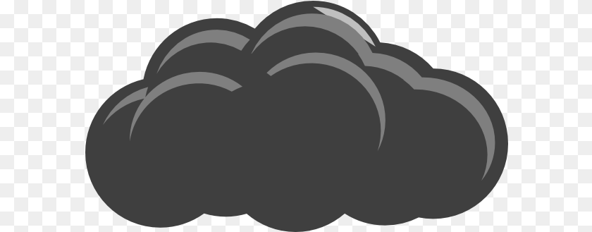 601x329 Clouds Black And White Clip Art, Gray, Berry, Produce, Food Clipart PNG