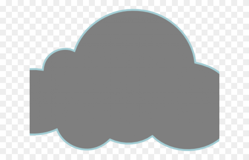 640x480 Clouds Clipart Light Grey Gray Cloud Transparent, Animal, Heart HD PNG Download