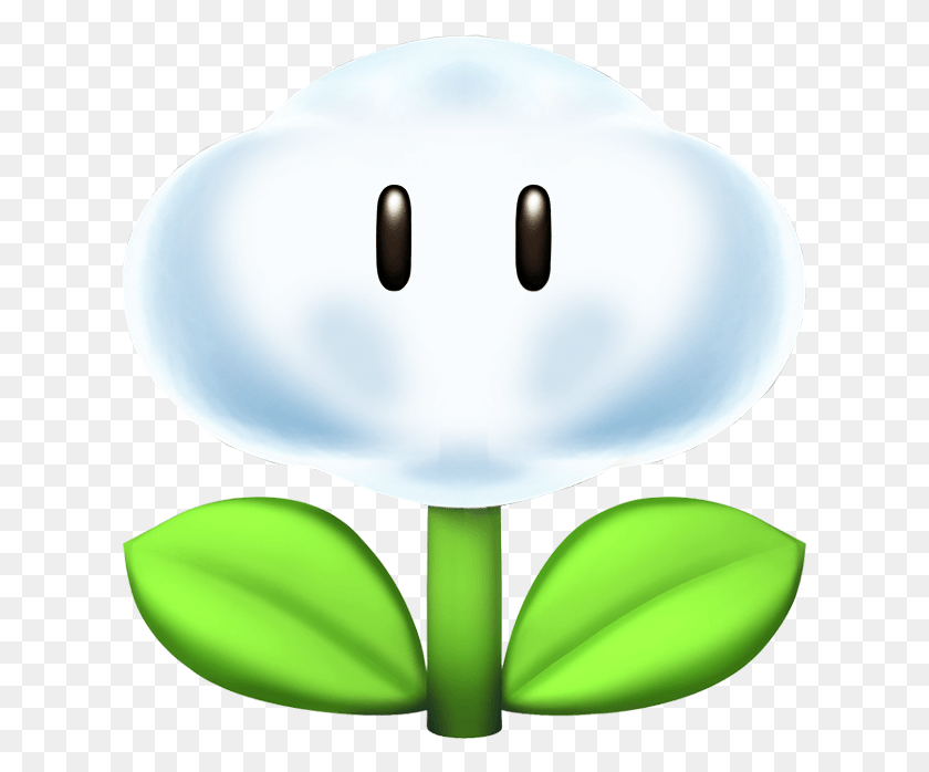 619x638 Las Nubes Clipart Super Mario Super Mario Galaxy 2 Nube Flor, Planta, Globo, Bola Hd Png