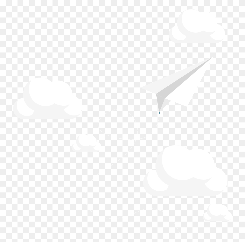 750x770 Облака Иллюстрация, Графика, Трафарет Hd Png Скачать