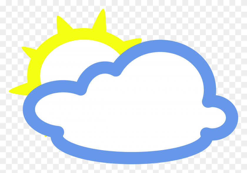 2400x1635 Clouds Sun And Rain Drops Weather Icon Weather Symbols Of Clouds, Outdoors, Nature, Heart HD PNG Download
