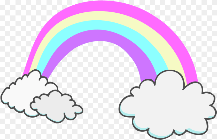 Clouds Vector Rainbow Clipart Clouds Vector, Purple, Nature, Outdoors, Sky PNG